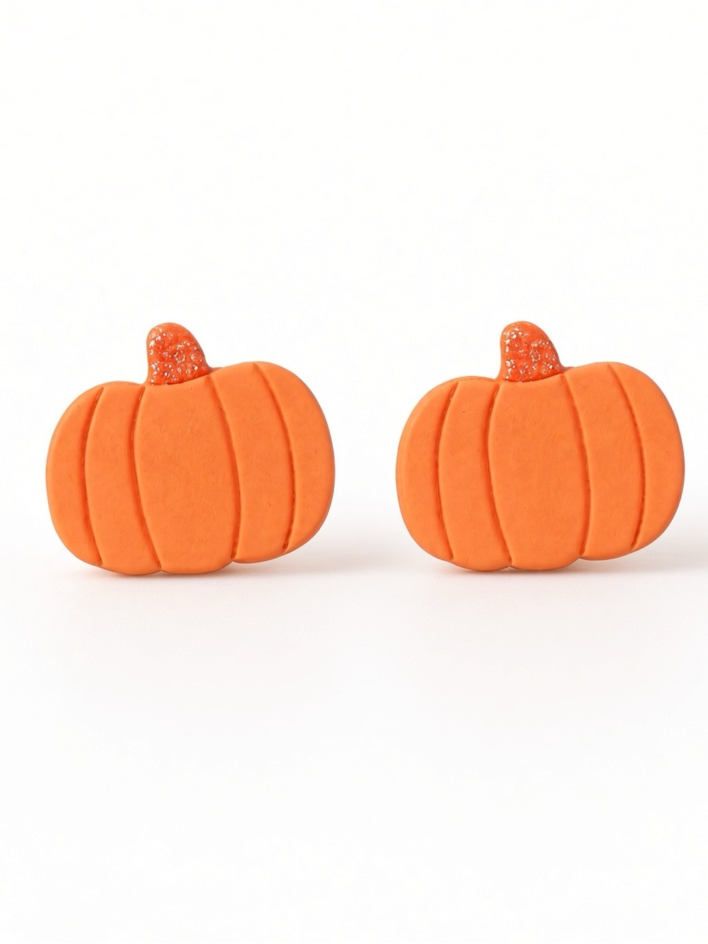 Brand New Pumpkin Stud Earrings